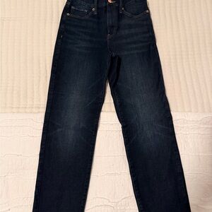 Express Dark Blue Men's Straight Jeans